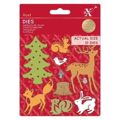 Xcut Stanzschablonen - Woodland Animals